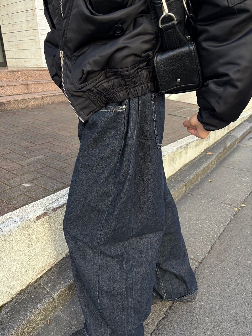 東京店WEB限定受注制【Chikashitsu +】balloon wide denim pants