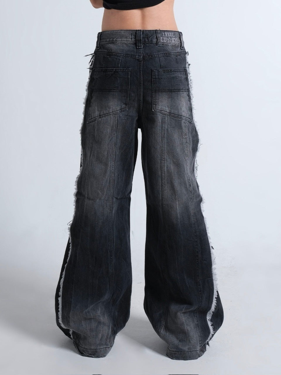 IFEELLUCKY】Wide flare stud pants / 【アイフィールラッキー】ワイド