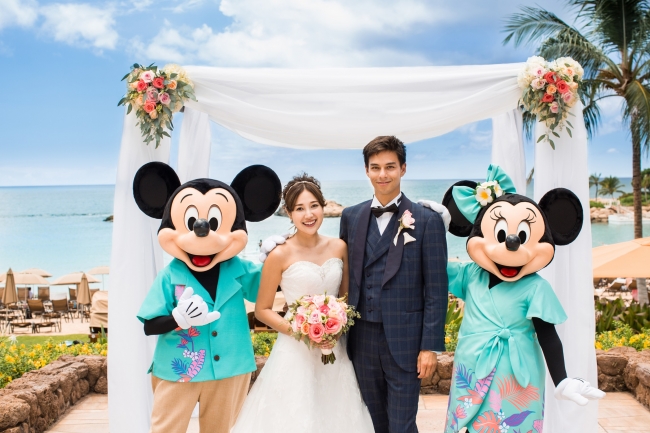 ハワイで憧れのディズニー婚「ディズニー・フェアリーテール