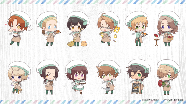 アニメ「ヘタリア World☆Stars」とアニメイトカフェの
