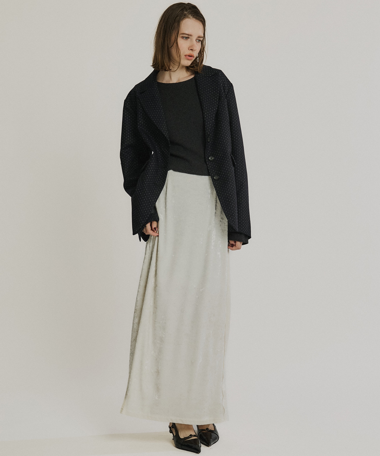 ベロアナロースカート(1 WHITE): : ウィメンズ｜PUBLIC TOKYO ONLINE STORE