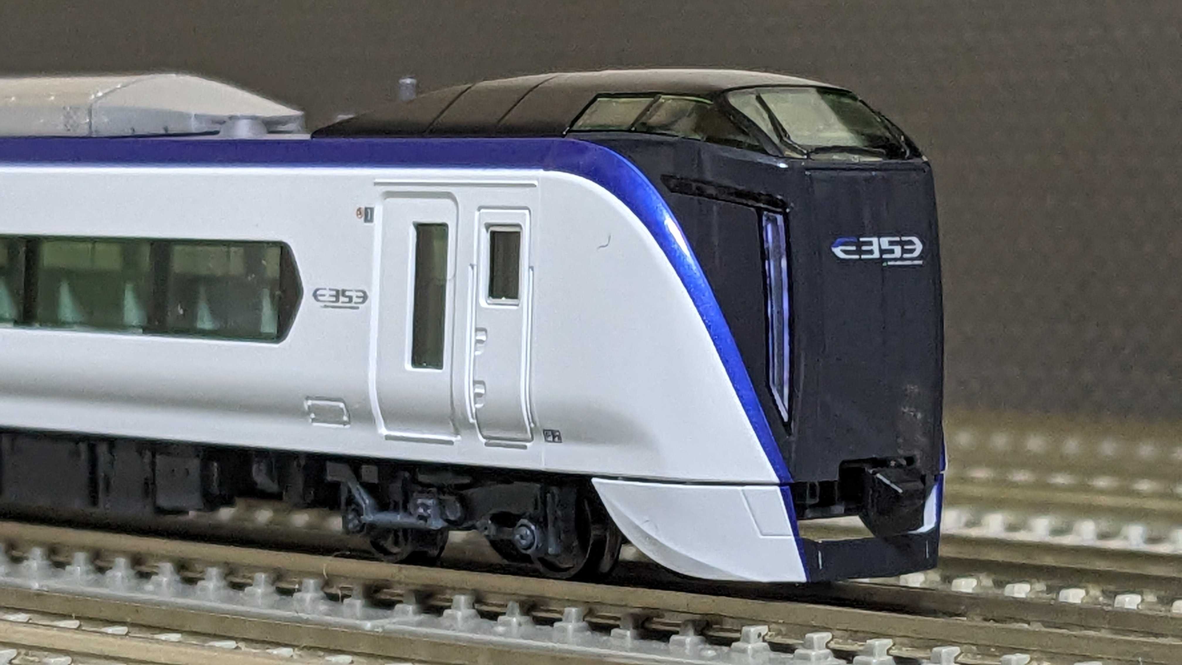 🔵入線整備 kato 10-1836 E353系［あずさ•かいじ] 付属編成3両