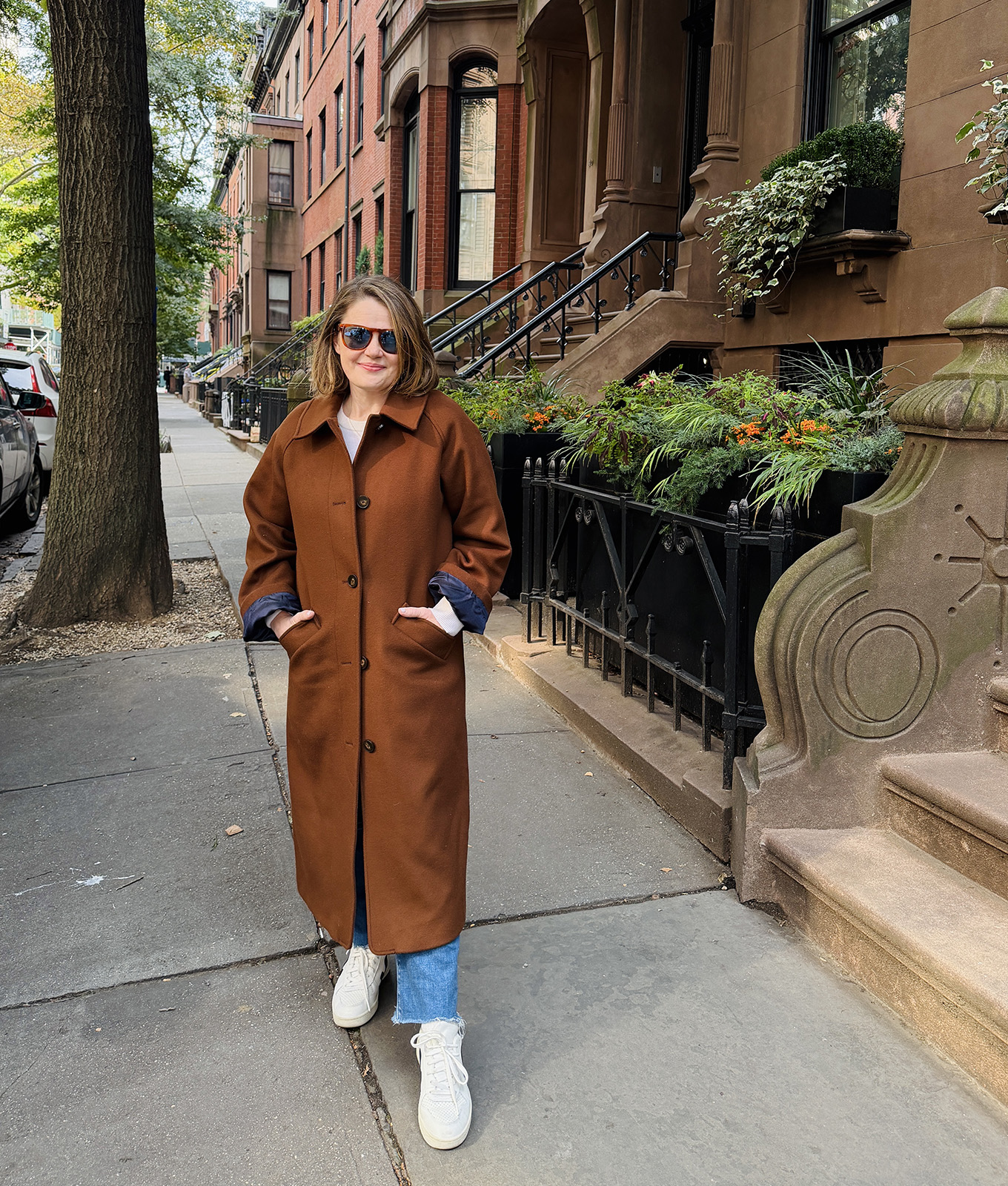 Sézane Launched a Winterized Version of Their 'Clyde' Trench