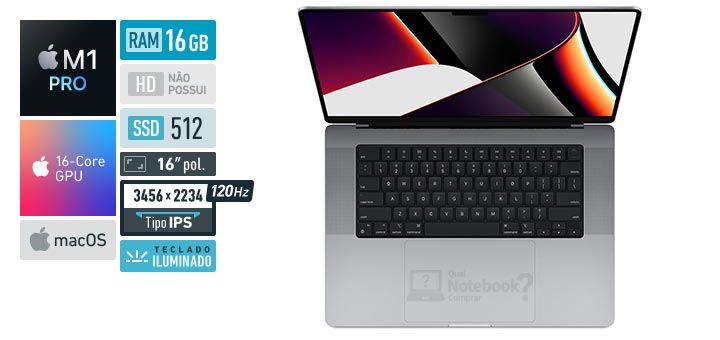 Apple MacBook Pro MK183BZ/A | M1 Pro 10-Core | M1 16-Core GPU