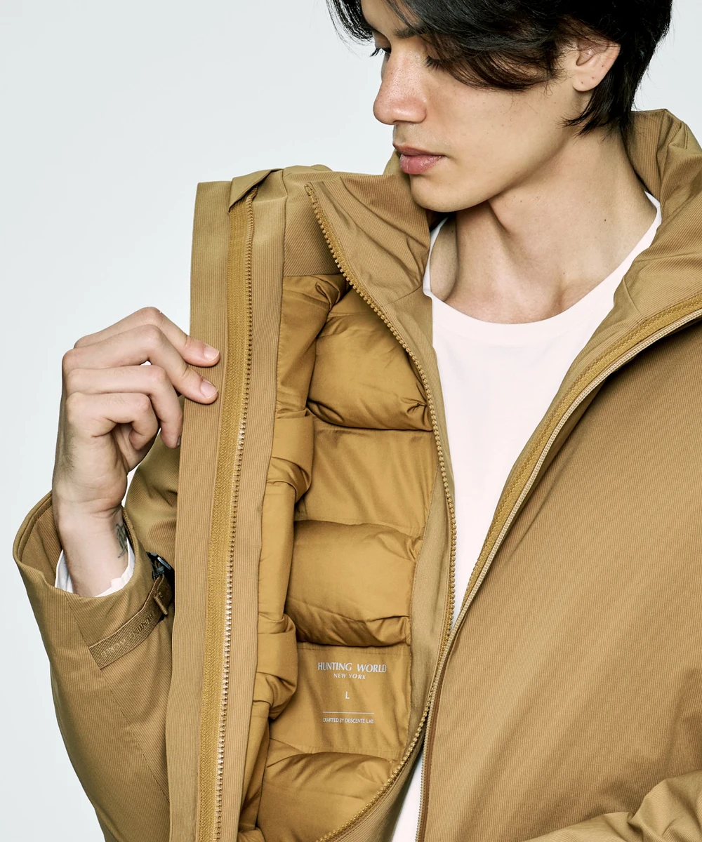 HUNTING WORLD CRAFTED BY DESCENTE.LAB、ダウンの常識を覆す高機能