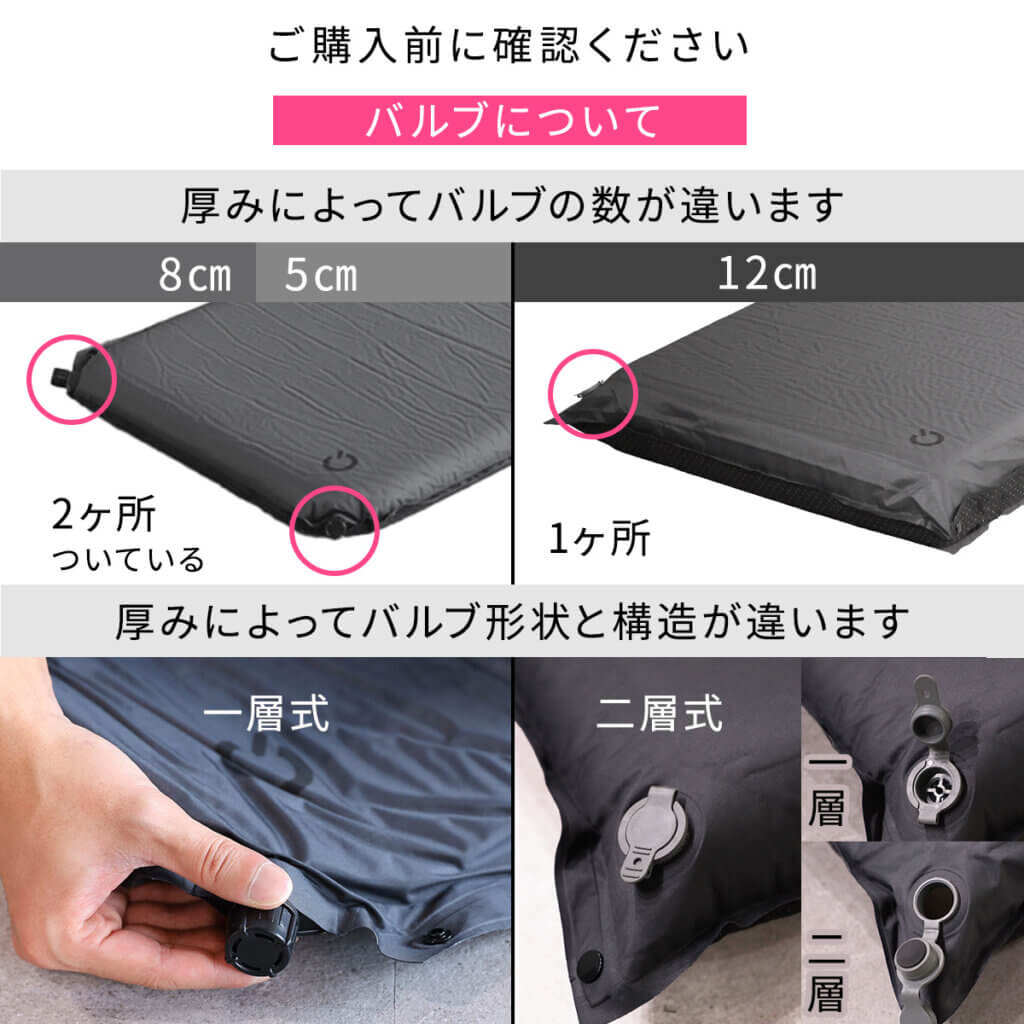 車中泊マット シングル 8㎝ ｜商品｜QUICKCAMP(クイックキャンプ)公式