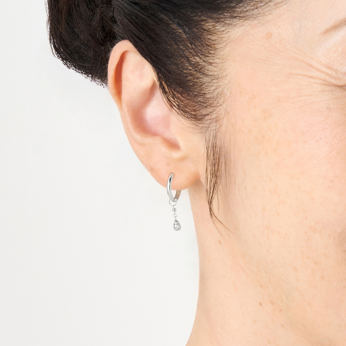 10K ドロップ ピアリングチャーム ピアリング - QVC.jp