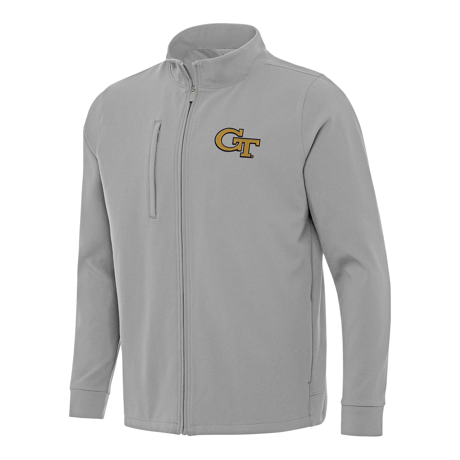 Georgia Tech Yellow Jackets Regard Grey Full Zip Jacket – Georgia