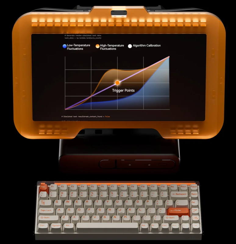 Rabbit0-Shop / MelGeek MADE84 Pro Orange ラピッドトリガーキーボード