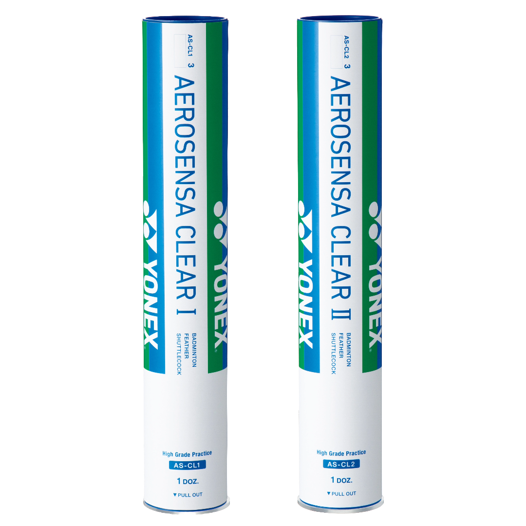 バドミントンシャトル エアロセンサクリアⅠ、Ⅱ YONEX AS-CL1、AS-CL2