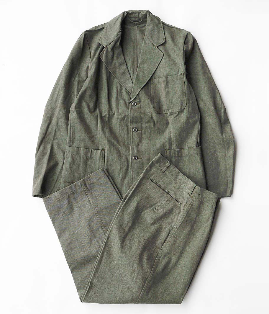 60's スウェーデン軍 プリズナージャケット＆トラウザーズ