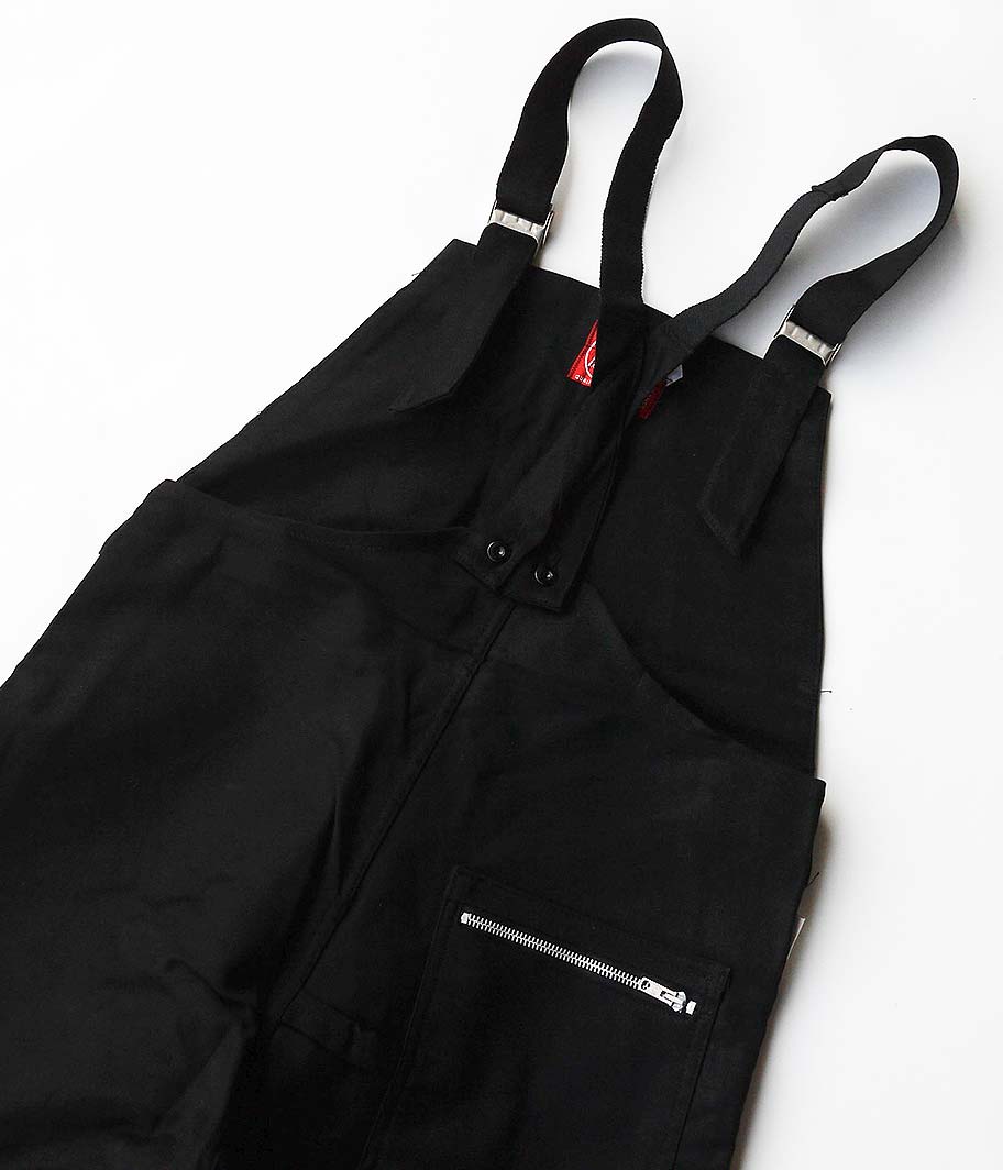 Adolphe Lafont ブラックモールスキンフレンチワークオーバーオール