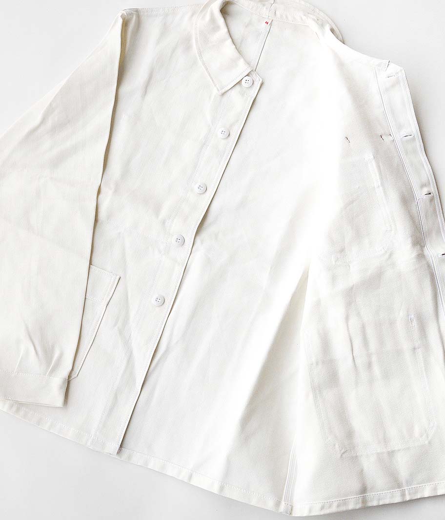 Adolphe Lafont ヘリンボーンフレンチワークジャケット［Dead Stock