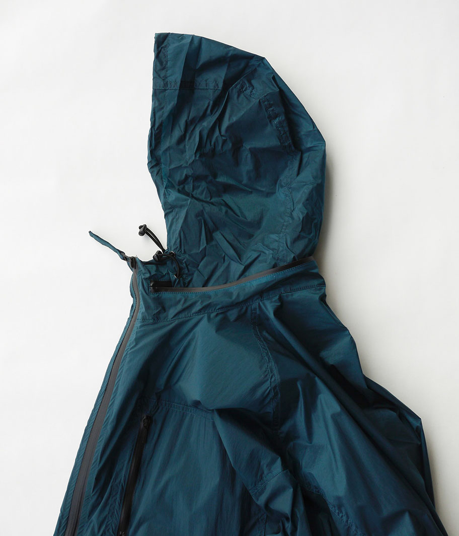 YOKE NYLON UTILITY OVER COAT [PEACOCK BLUE] - Fresh Service