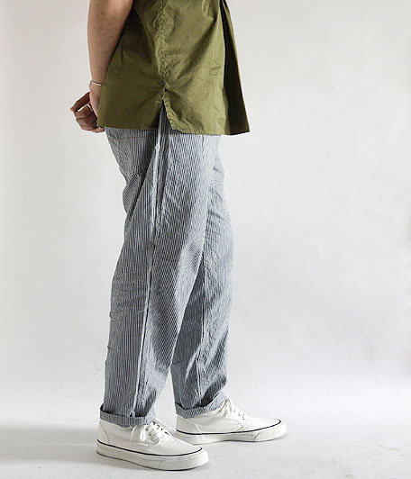 ANACHRONORM Chambray Easy Pants [HICKORY STRIPE] - Fresh Service