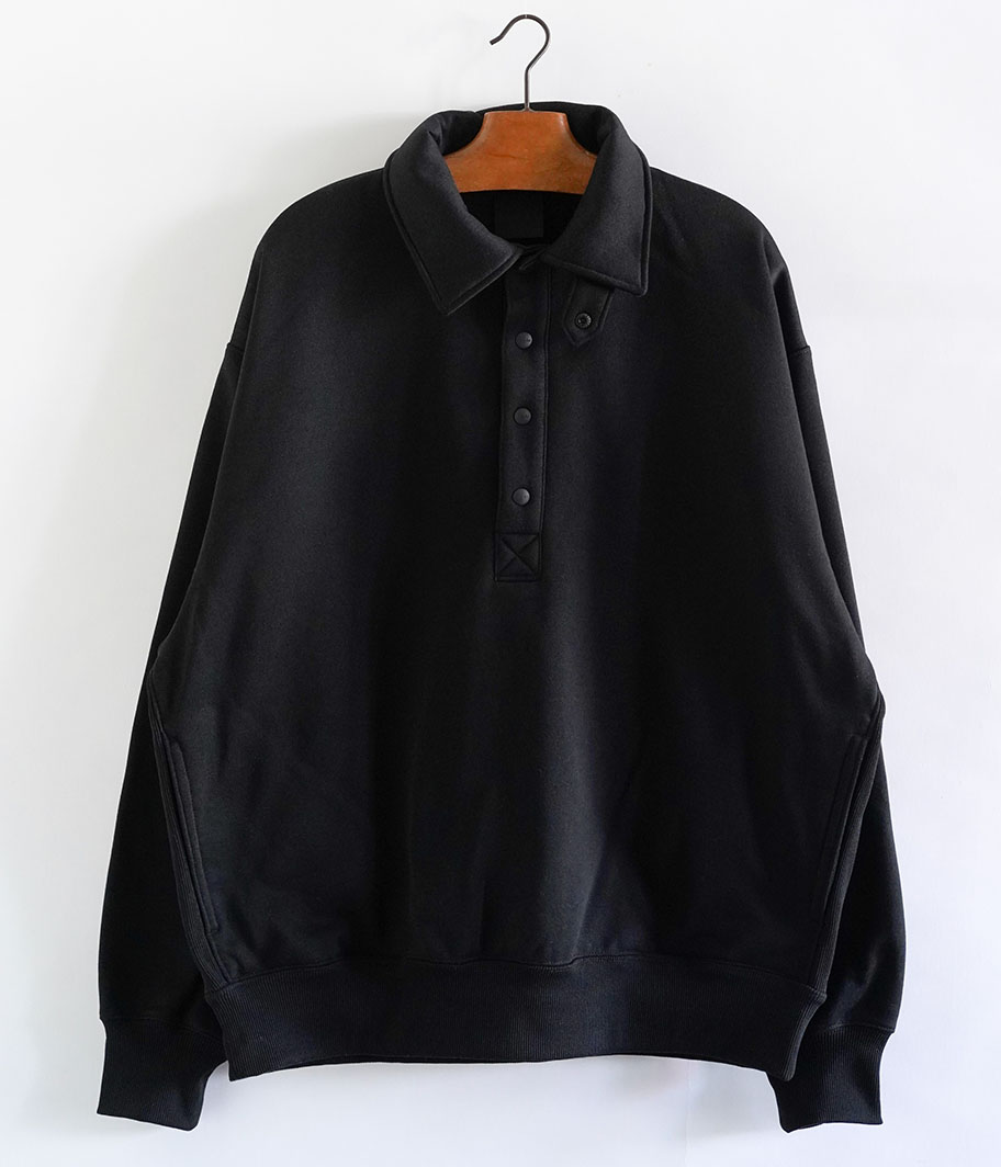 DAIWA PIER 39 TECH SWEAT SNAP PULLOVER [BLACK] - Fresh Service