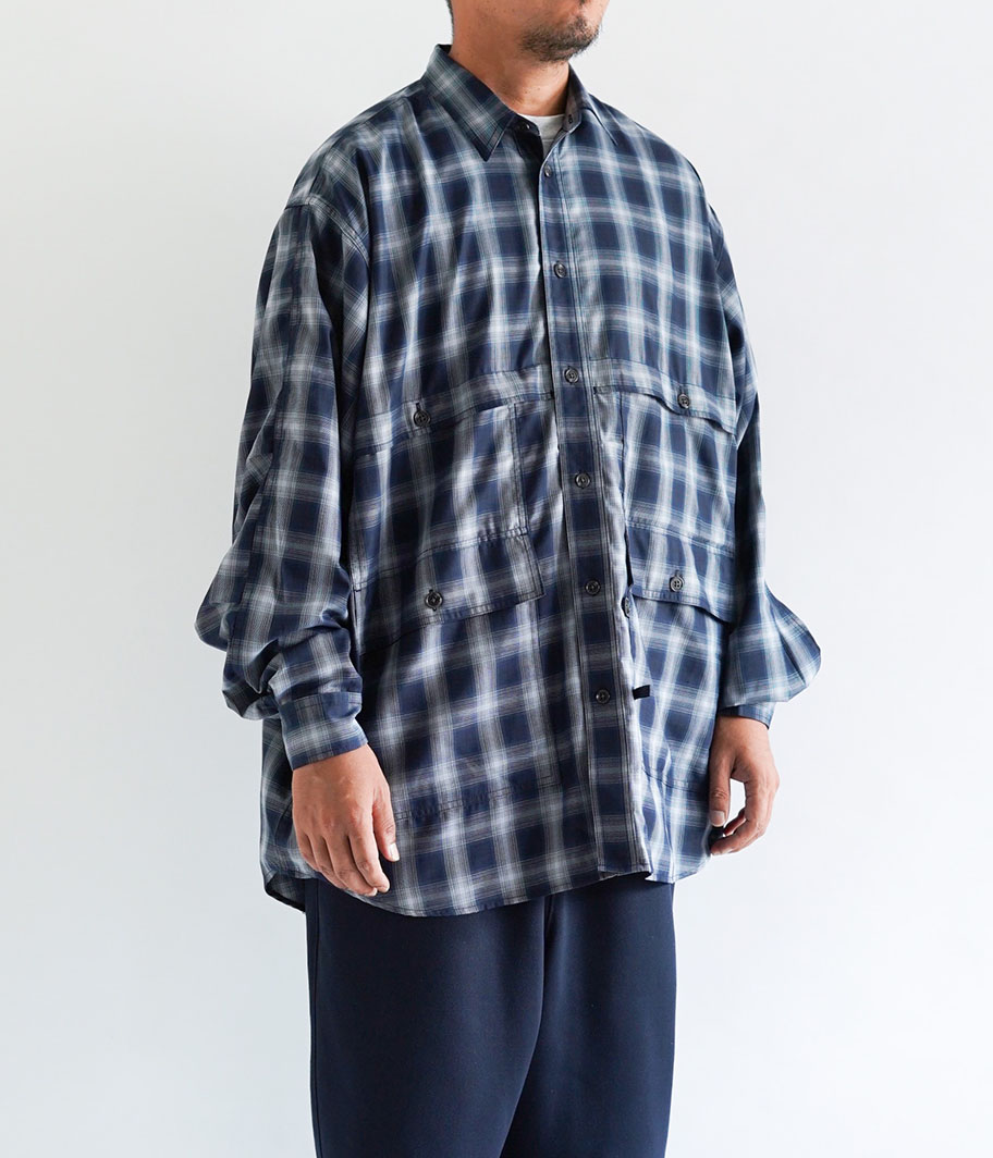 DAIWA PIER 39 Tech Logger Shirts [NAVY] - Fresh Service NECESSARY