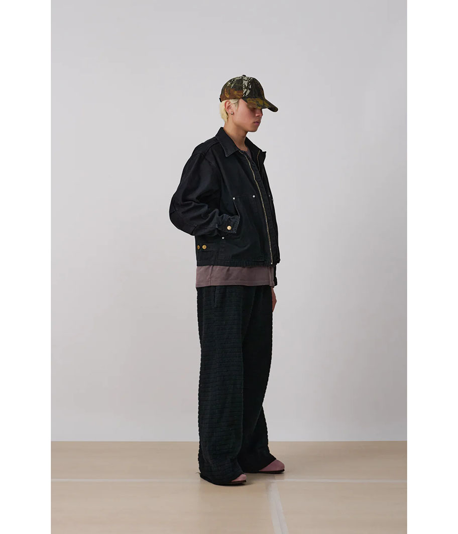 FIFTH 12oz Canvas Duck Traditional Jacket [BLACK] - Fresh Service