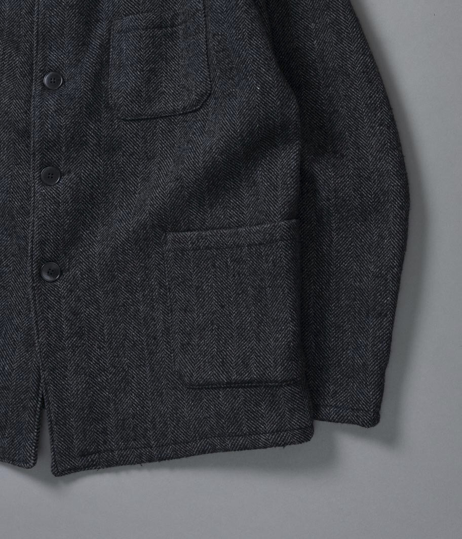 50's ウールヘリンボーンフレンチワークジャケット - Fresh Service