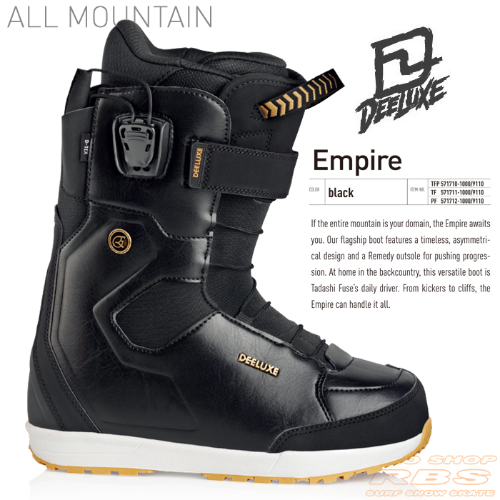 17-18 NEW モデル DEELUXE ディーラックス EMPIRE エンパイア BLACK