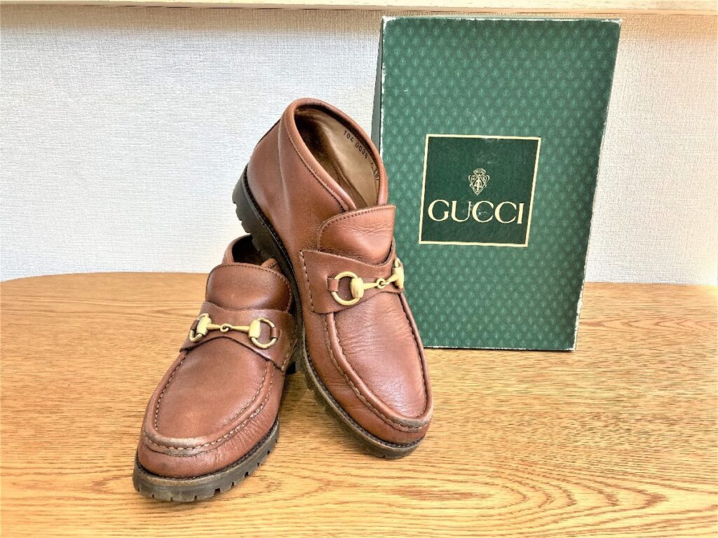 GUCCI グッチ ヴィンテージ 104 0088 ホースビット レザーショート