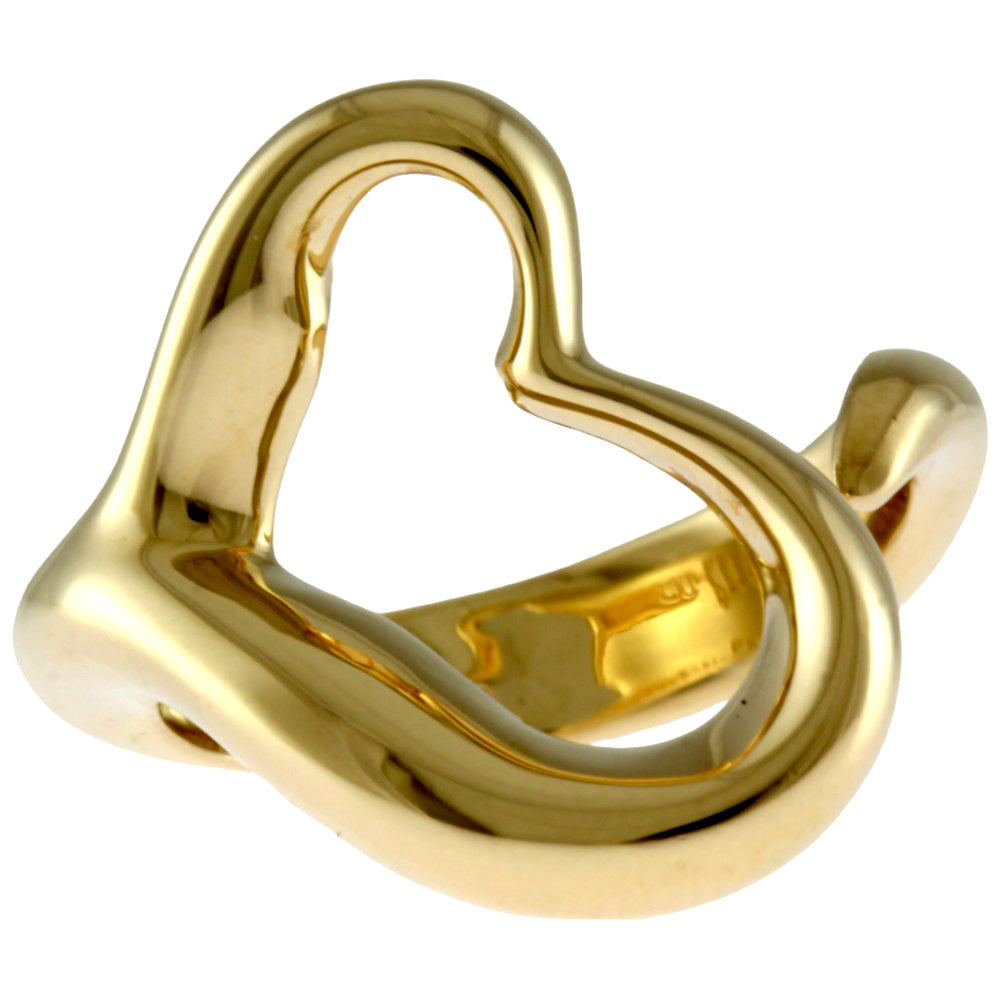 ティファニー オープンハート リング 指輪 ティファニー 9号 18金