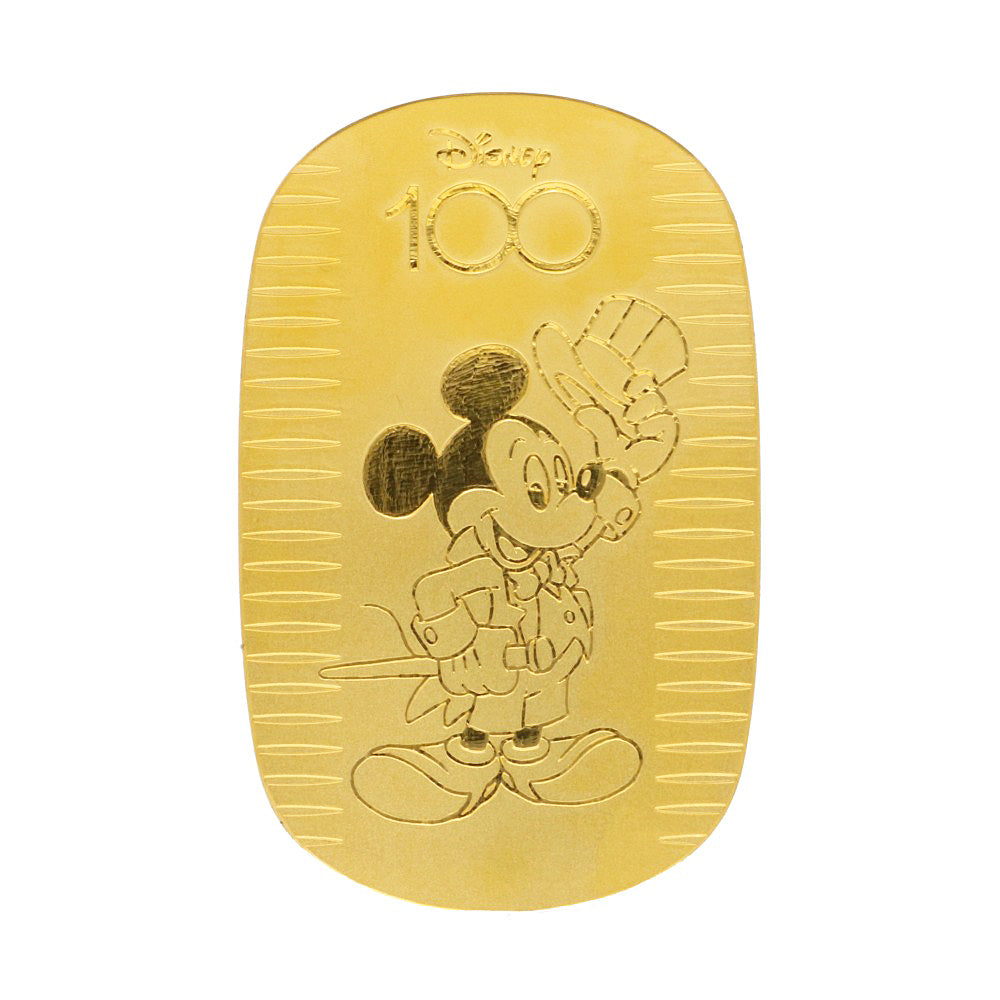 ディズニー100周年 小判 純金 ミッキーマウス ディスプレイケース付き