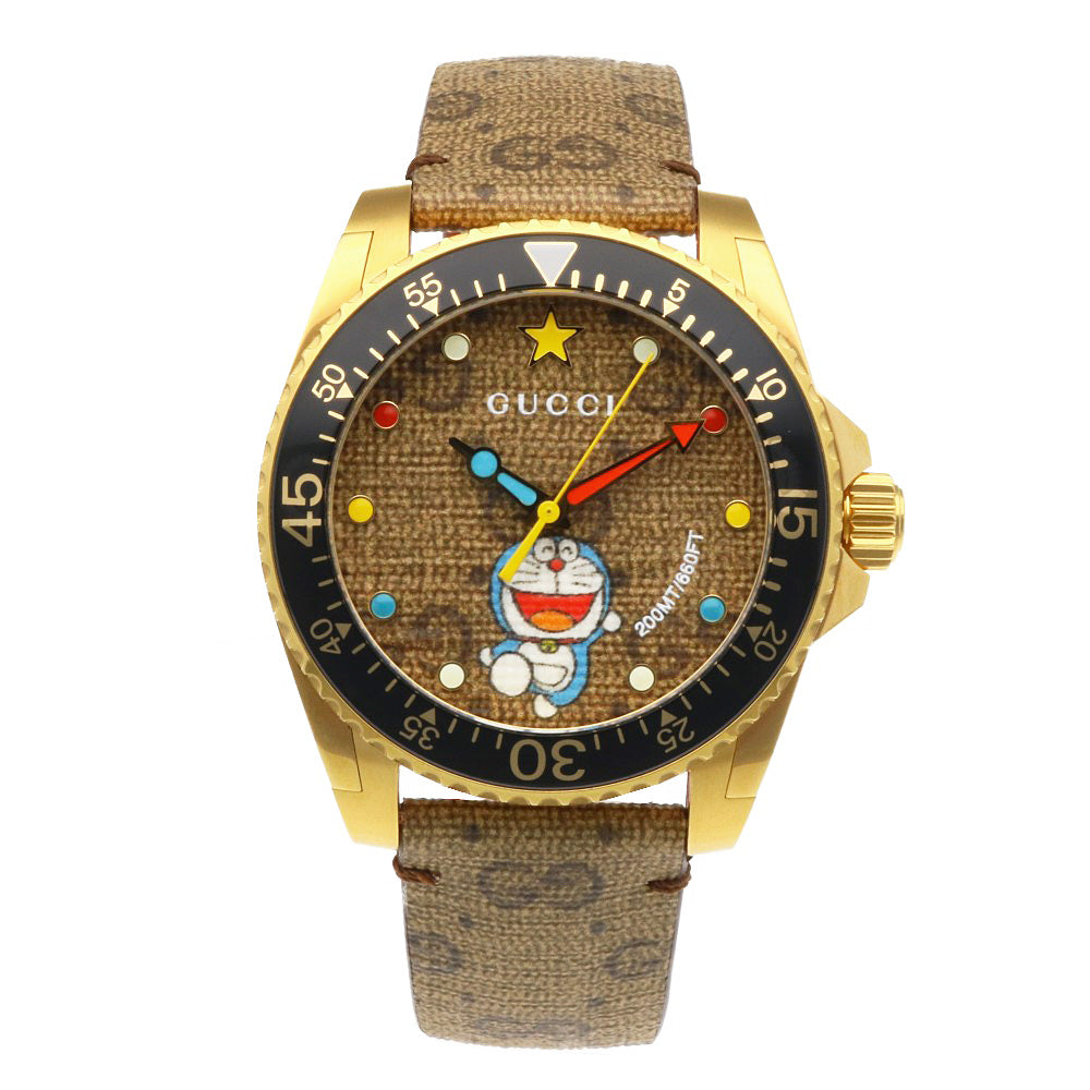 GUCCI グッチ ダイブ ドラえもん 腕時計 GP YA136335/136.3 クオーツ