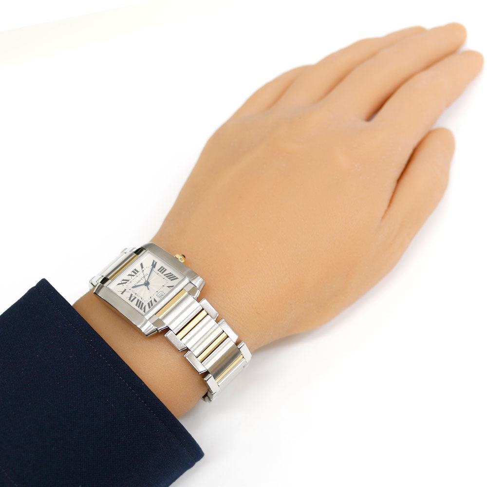 CARTIER カルティエ タンクフランセーズ LM 腕時計 ステンレススチール