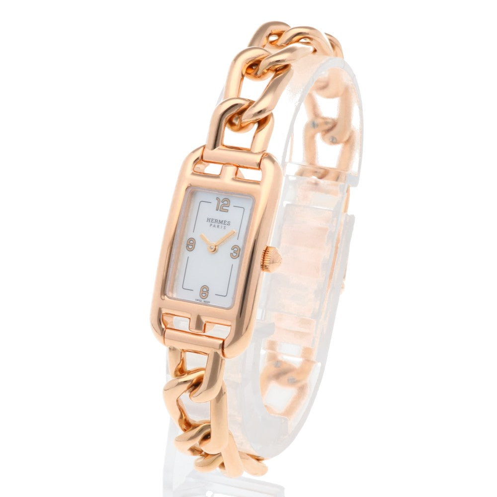 HERMES エルメス ナンタケット 腕時計 18金 K18ピンクゴールド NA2.170