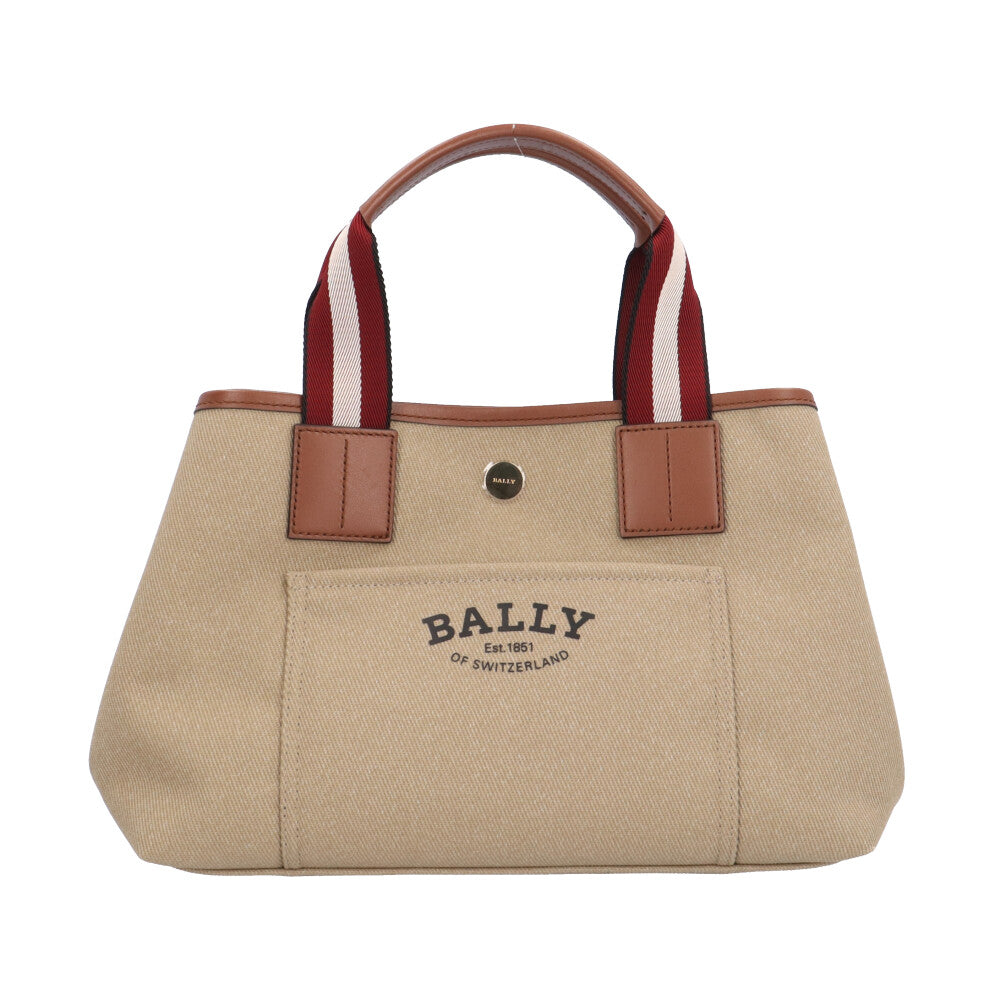 BALLY バリー ドライヴァリア トートバッグ キャンバス ブラウン