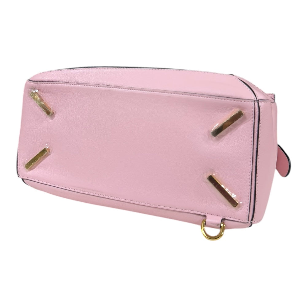 LOEWE ロエベ パズルバッグ ショルダーバッグ レザー ピンク