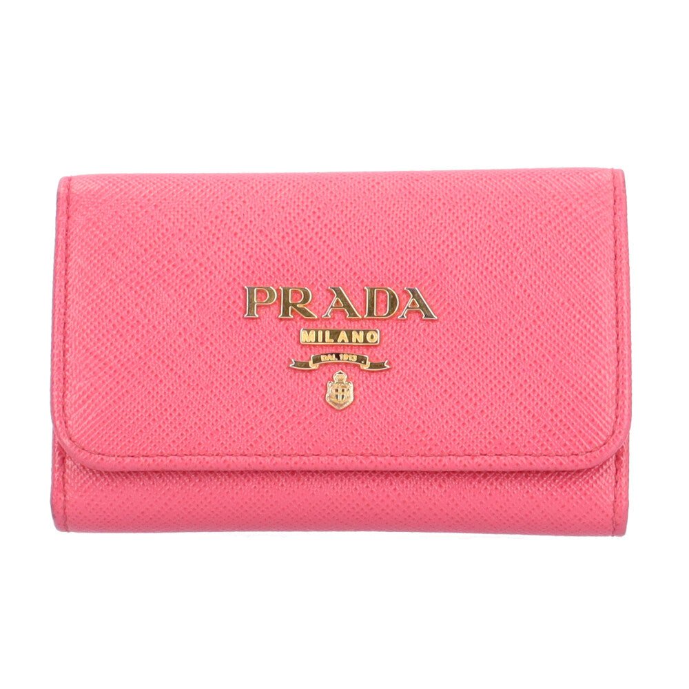 PRADA プラダ サフィアーノ キーケース レザー レディース 中古
