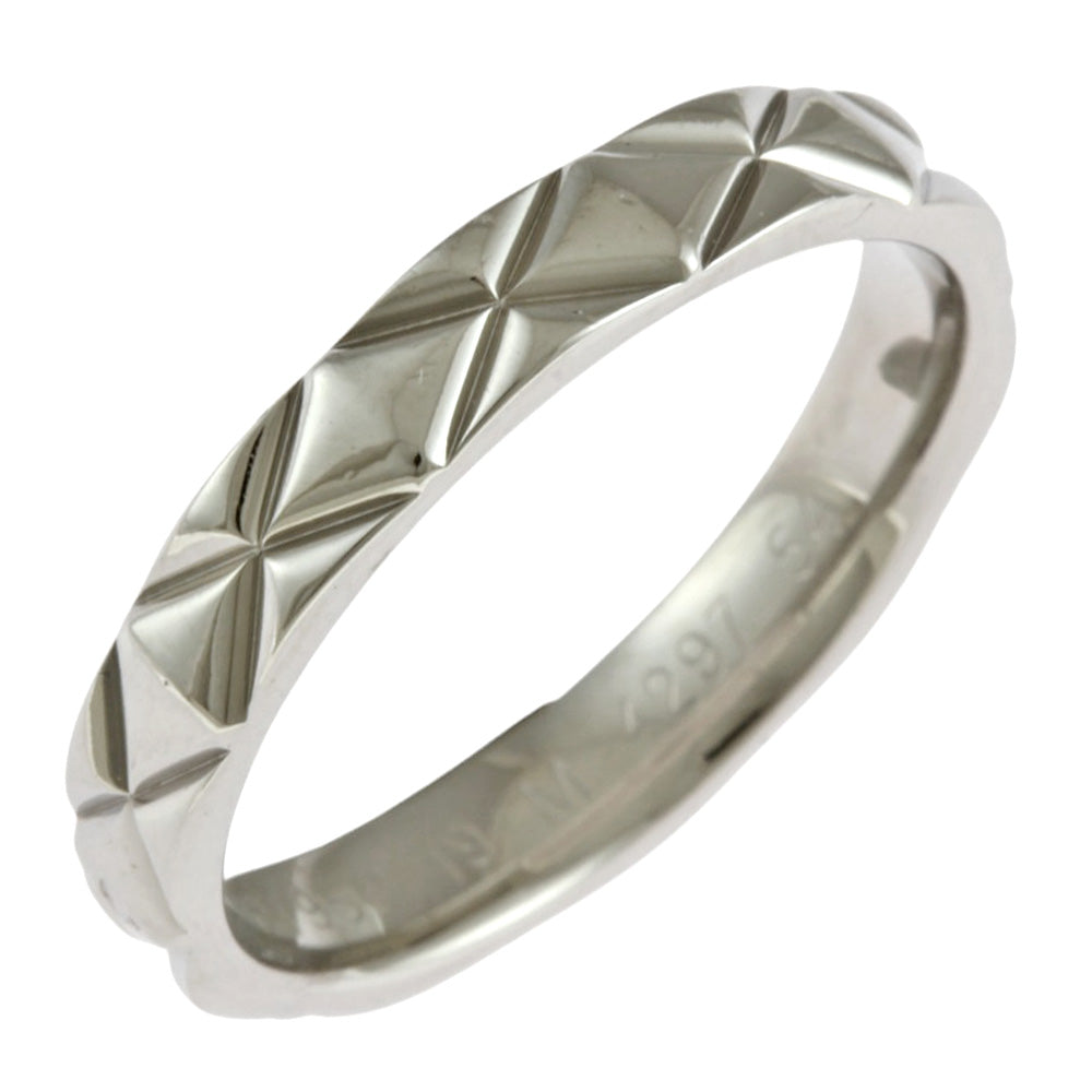 EARLYSUMMER20％】CHANEL シャネル マトラッセ リング 指輪 13号 Pt950