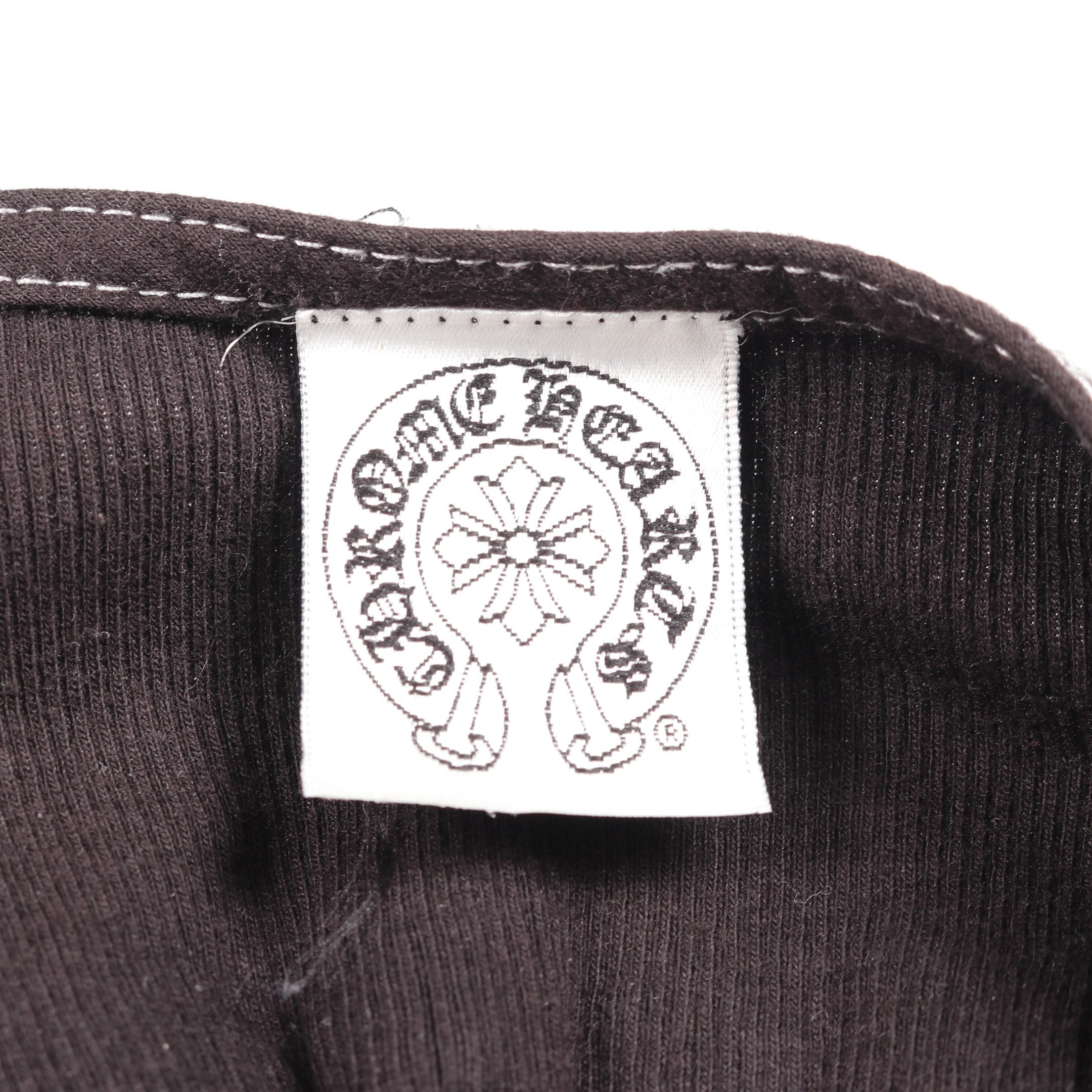 CHクロス リブ タンクトップ コットン ブラック ホワイト クロムハーツ