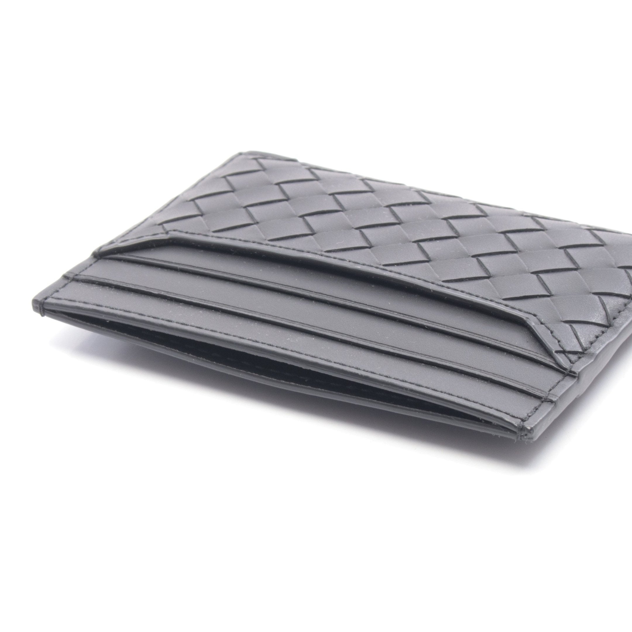 イントレチャート カードケース レザー ブラック ボッテガヴェネタ – RECLO