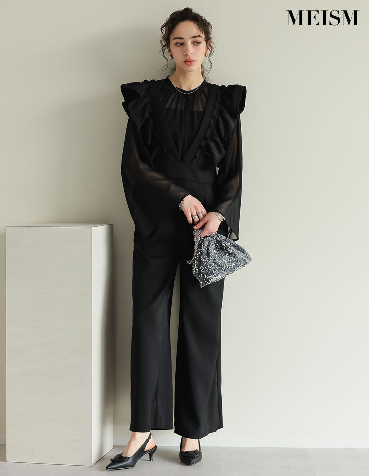 ストレッチミックスツイルオールインワン - オールインワン通販 | 人気