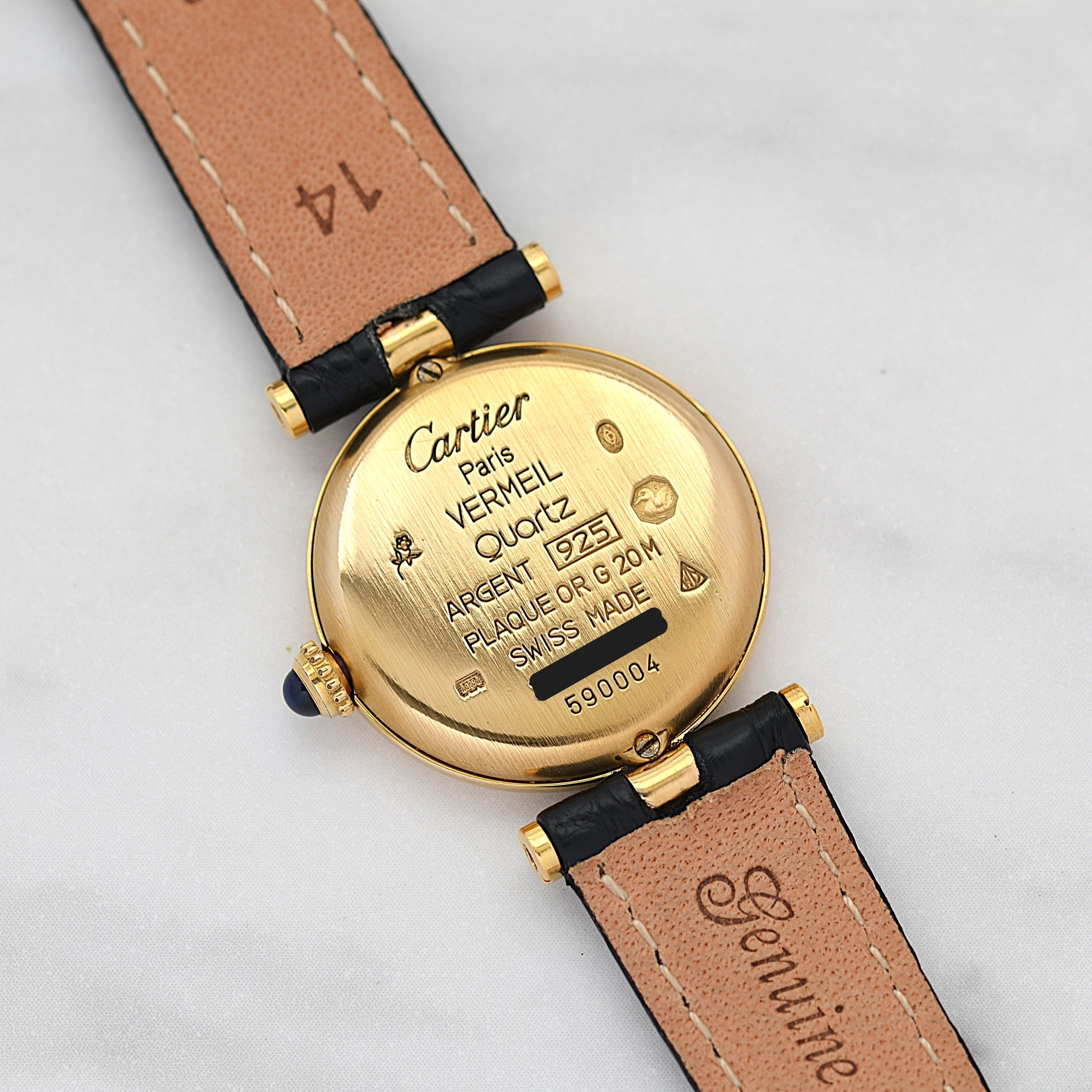 Cartier】カルティエ マストヴァンドームSM オパラン 純正Dバックル付き