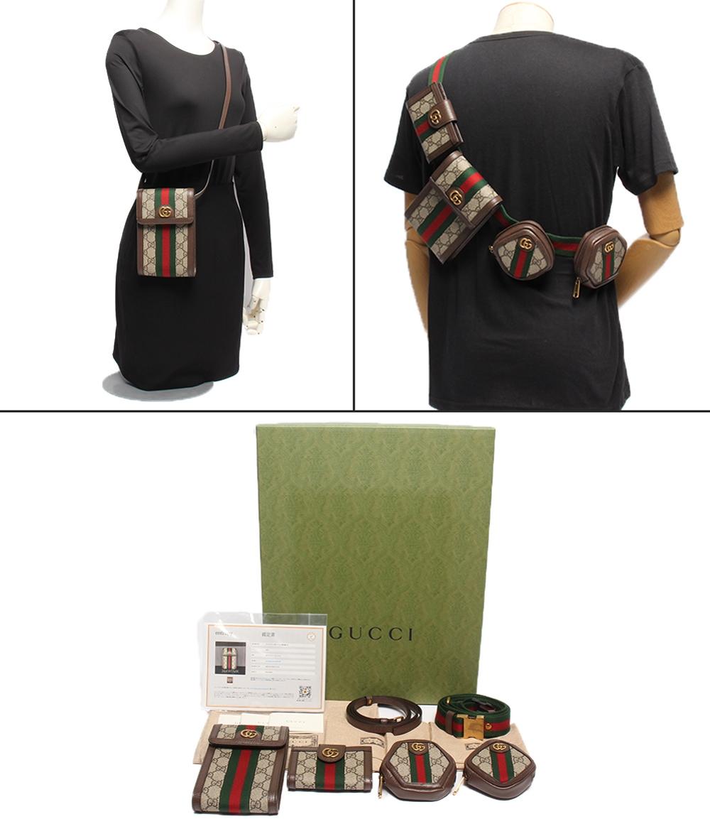 美品 GUCCI ボディバッグ ショルダーバッグ ユーティリティ オフィ
