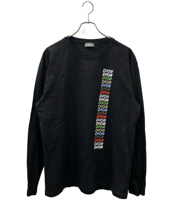 Christian Dior 長袖Tシャツ マルチカラーロゴ プリント 413J642A0817