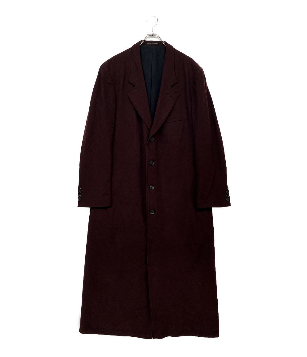 YOHJI YAMAMOTO POUR HOMME ロングコート フラノエンジコート H0-J28