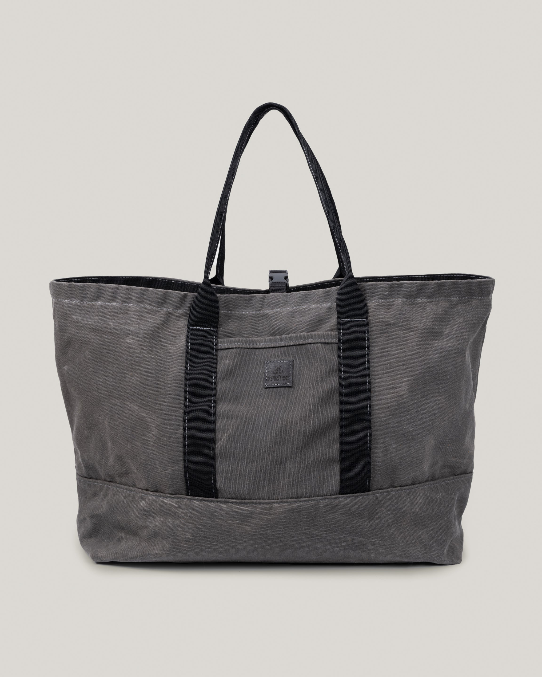 The Utility Tote - Big Canvas Travel Bag with Snap Strap | Rellebee
