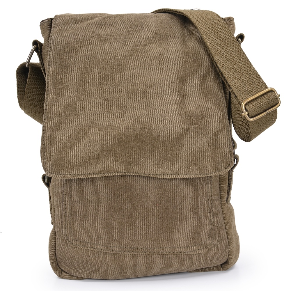 Rothco ミリタリーテックバッグ ビンテージ風キャンバス製 ショルダー