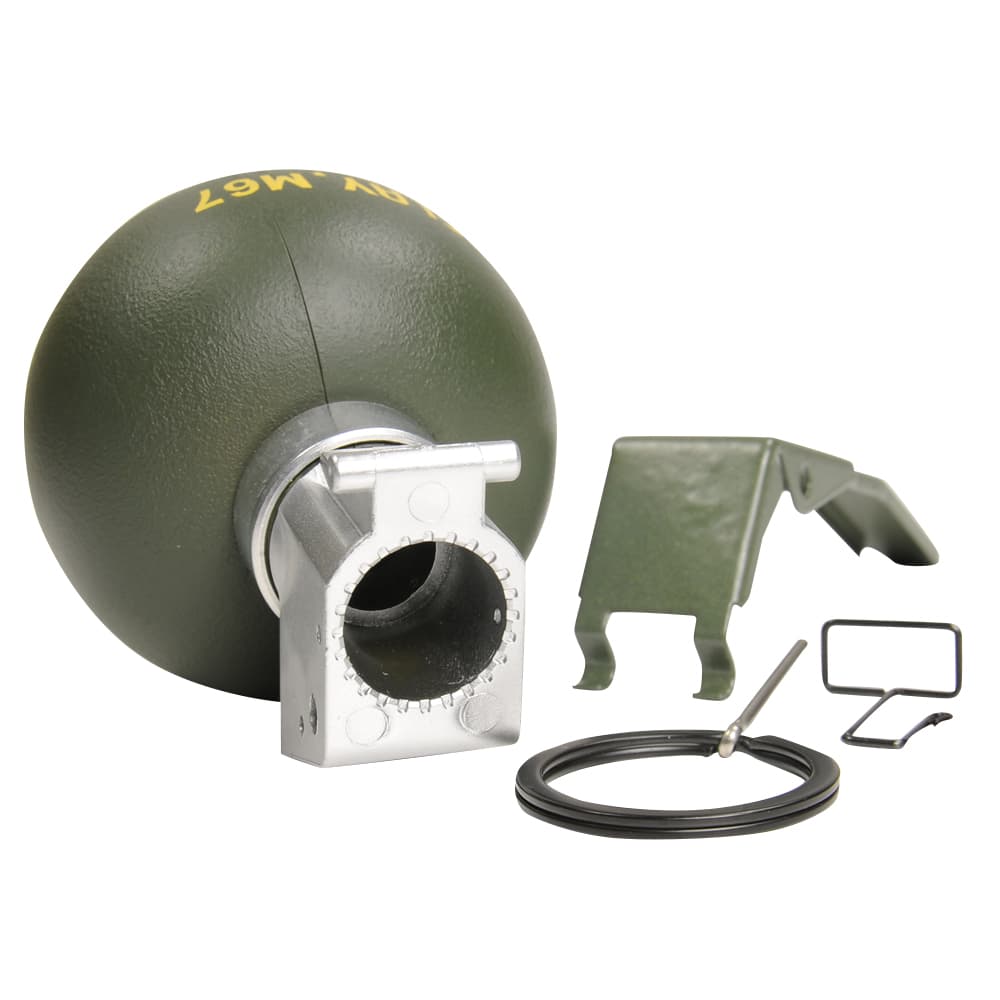 WoSporT BBボトル M67 手榴弾型 ダミーグレネード ホルダー付き EX-006