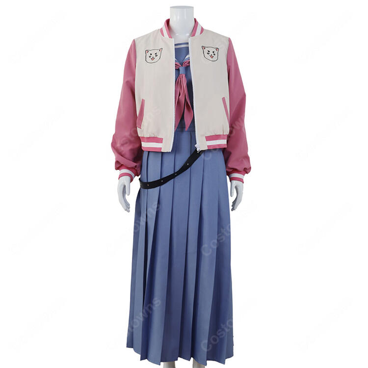 銀魂 3年Z組銀八先生 神楽 コスプレ衣装 スタジャン セーラー服