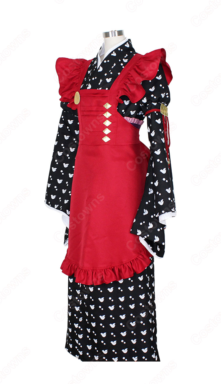 AMNESIA(アムネシア) 主人公 和服メイド服 コスプレ衣装 - Costowns