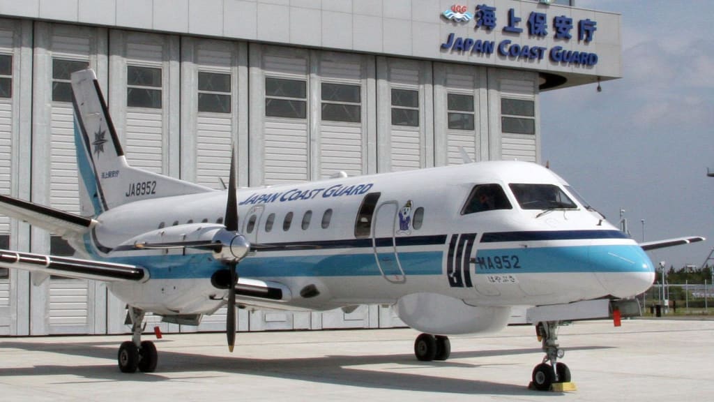 クロスウィング SAAB 340 海上保安庁 JA8951 MA951 はまたか クロス
