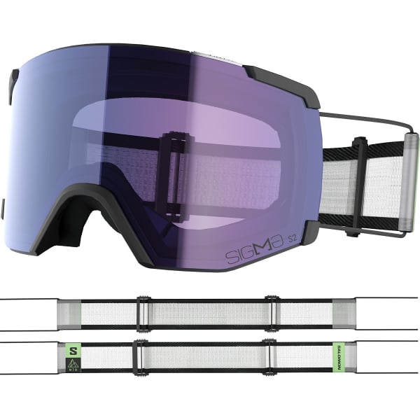 SALOMON S/VIEW SIGMA MTN BLACK/ICE BLUE - Ski goggles