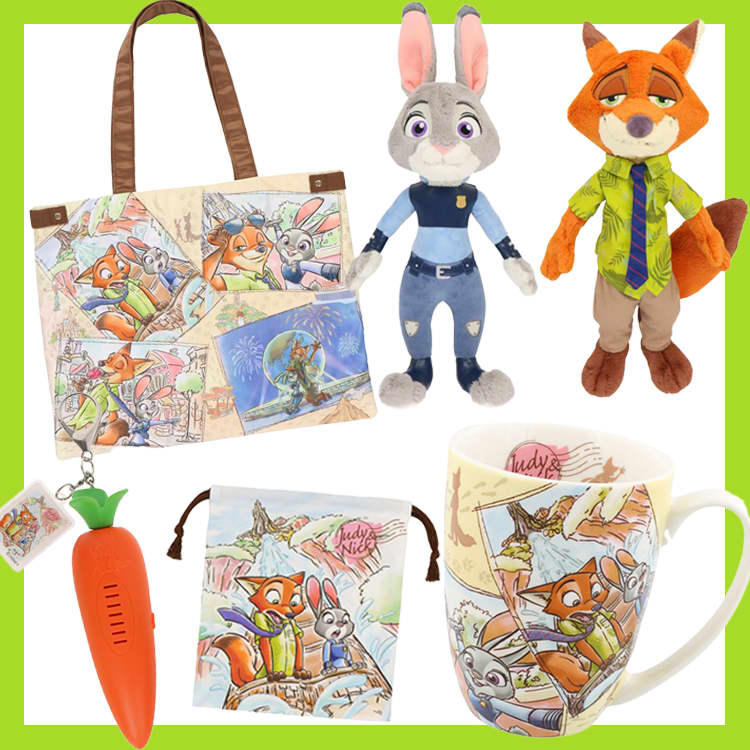 ズートピア』のかわいすぎるグッズが登場！ジュディとニックが楽しん