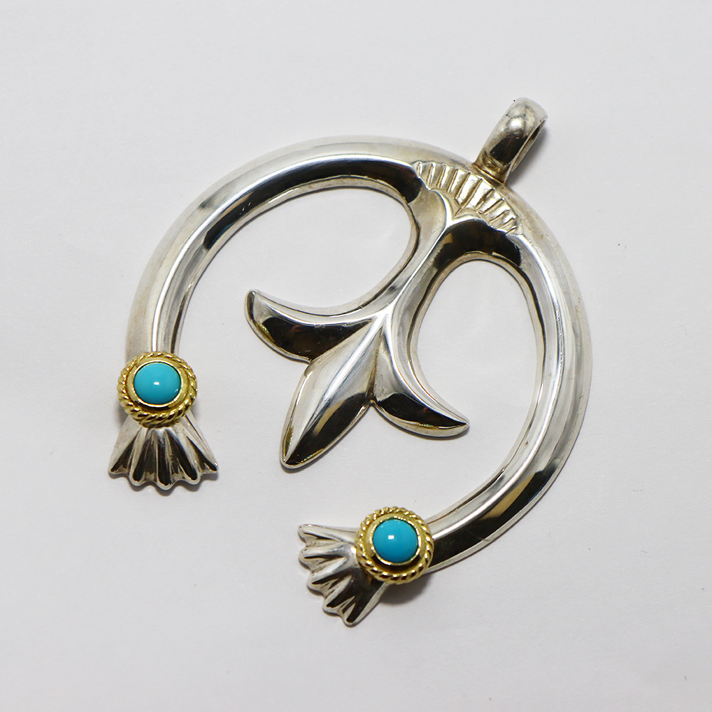 TADY&KINGOLDナジョーネSV 大 金縄ターコイズ Necklace TADY＆KING